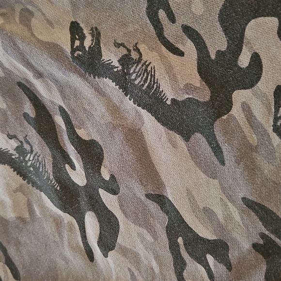 Torrid Gray and Black Camouflage Joggers with Elastic Cuffs - Picture 2 of 3